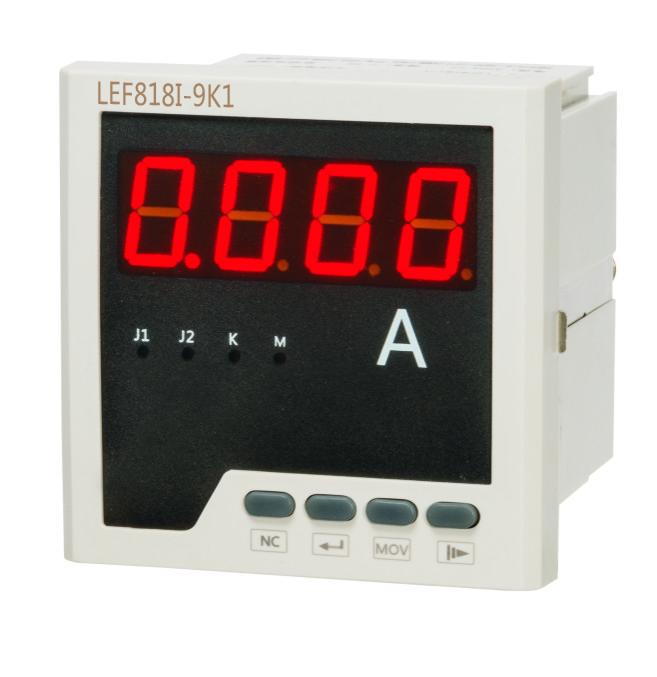 单相四排显示数显表嵌入式电流表配电柜用电流表