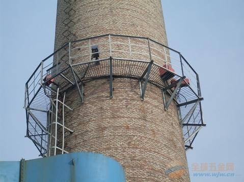 化工厂烟囱安装转梯平台