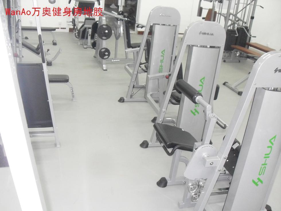 健身房PVC塑胶运动地板