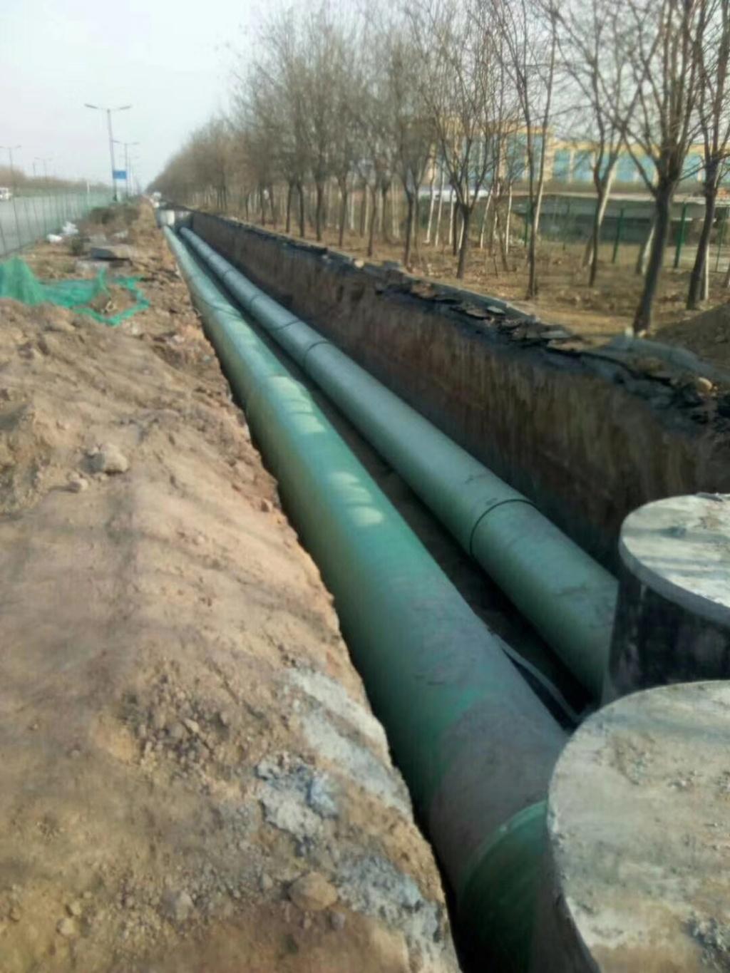 DN700玻璃钢农田灌溉排污管缠绕夹砂管