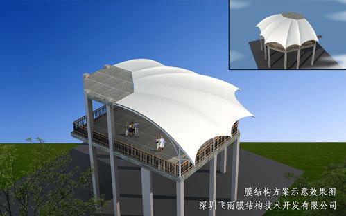 宁夏膜结构工程实施-银川张拉膜球场设计