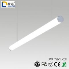 圆形创意吊灯 LED铝壳办公线性吊线灯 360度完美替代T8 T5日光灯