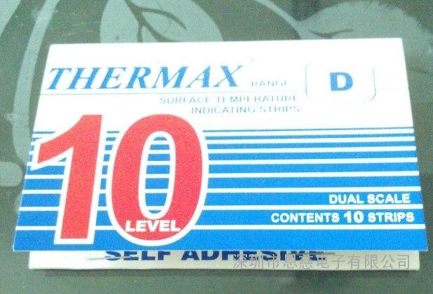 10格D型温度试纸英国THERMAX测温纸