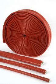 钢铁厂专用硅橡胶玻璃纤维套管-液压管道防火套管