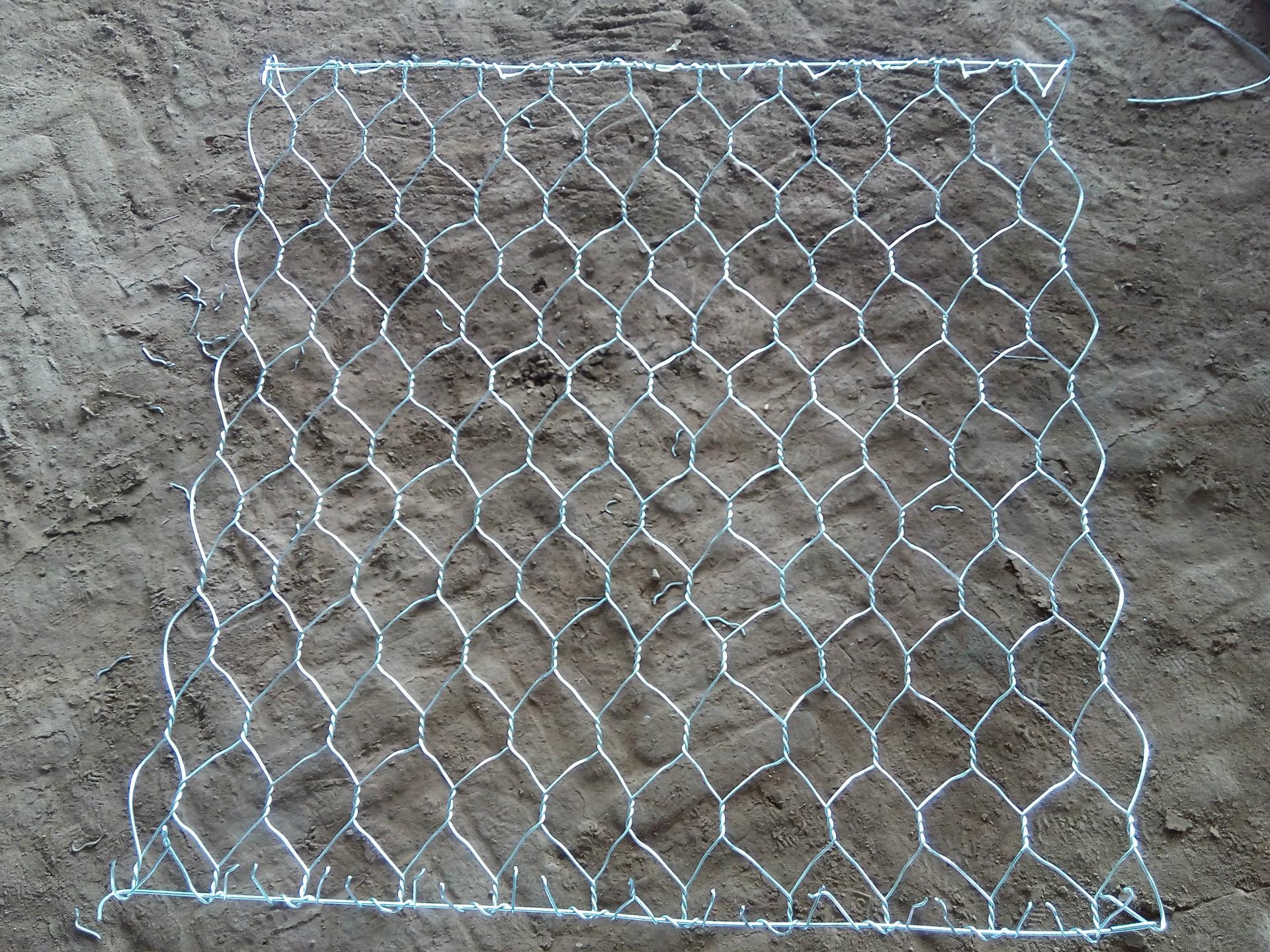 河道治理用宾格石笼钢丝网，护坡用宾格网石笼
