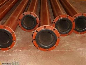 高质量热力管道耐磨衬胶管道钢结构特点及优势