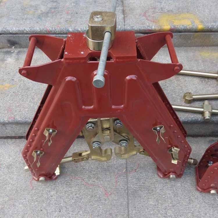 直销钢轨焊接紧固夹具 铁路轨道对正器 铝合金对轨器