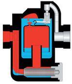 铸铁倒筒式蒸汽祛水器