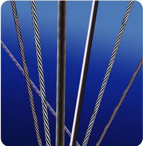 镀锌无油，镀锌带油钢丝绳，不旋转钢丝绳，光面钢丝绳，钢芯、麻芯钢丝绳