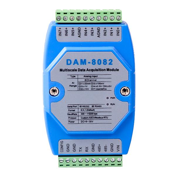 专业生产模拟量转485模块诚控电子DAM-8082