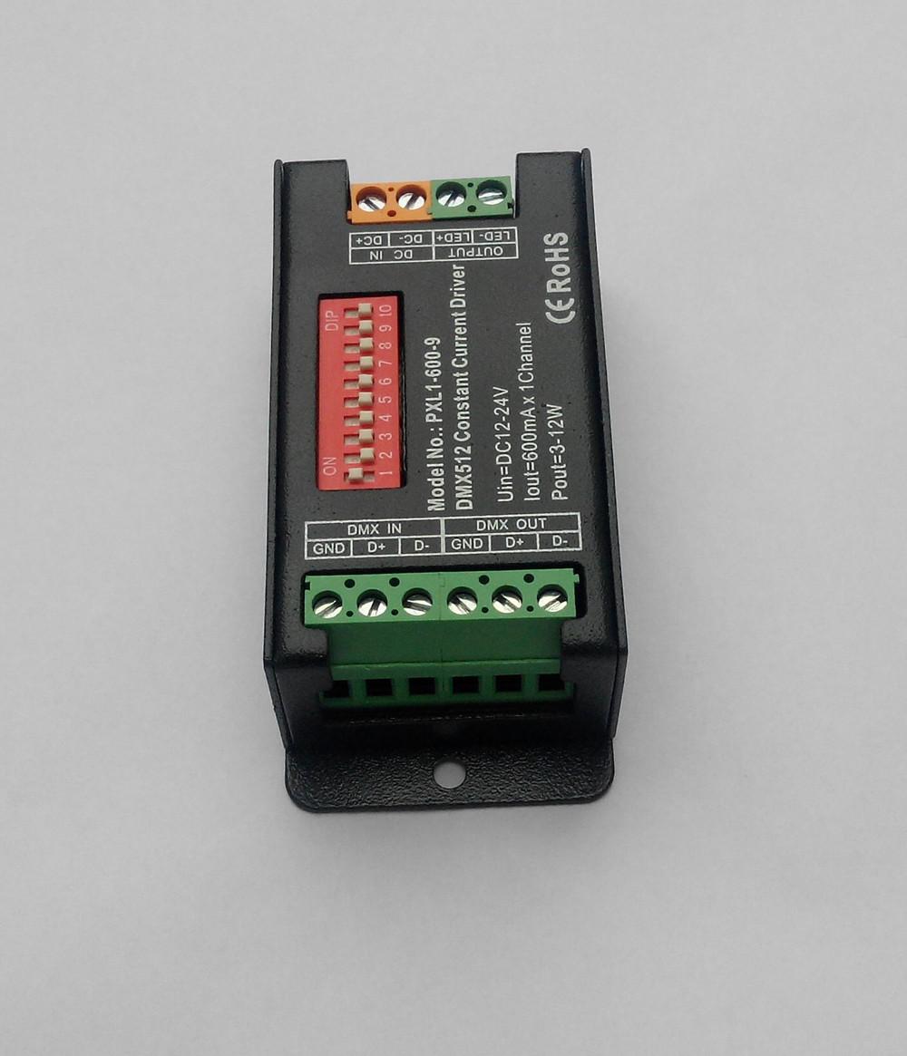 单路DMX512恒流解码器RGB灯带舞台灯光解码驱动器