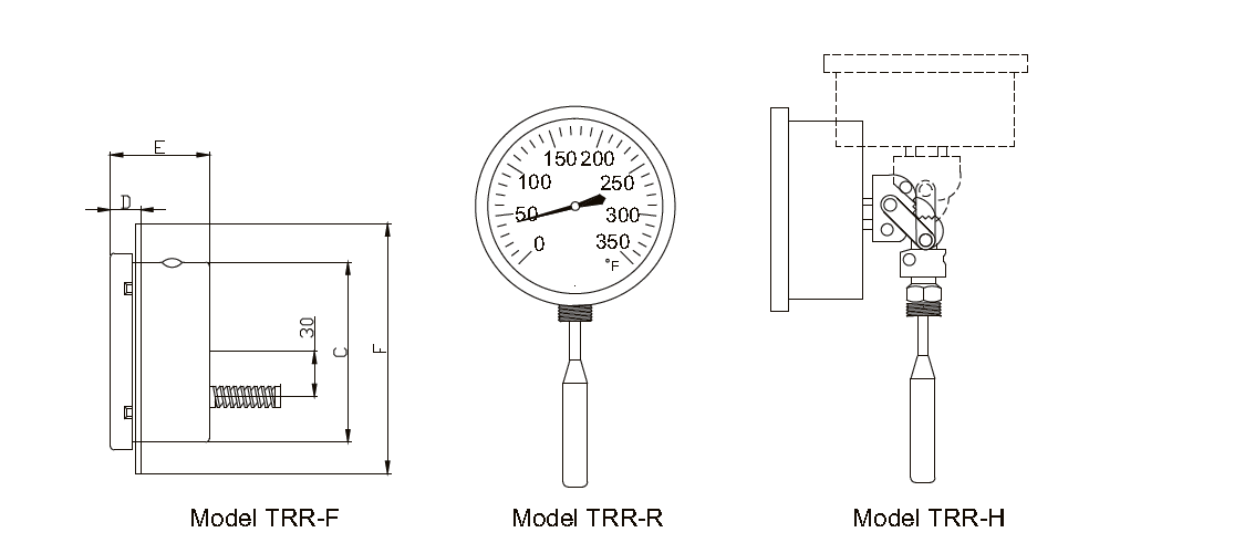 TRR压力式温度计