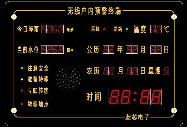 徐州蓝芯电子一体化简易雨量报警器、自组网雨量报警器 