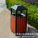 供应优质钢木垃圾桶 小区学校垃圾筒 户外垃圾桶
