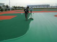 中山球场地坪漆-丙烯酸球场地坪漆、承接施工