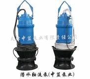 排涝水泵选型中蓝潜水轴流泵参数型号