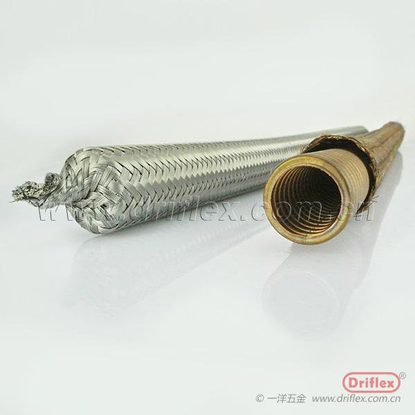 厂家直销内外包塑金属软管 蛇皮金属软管 平包塑穿线管