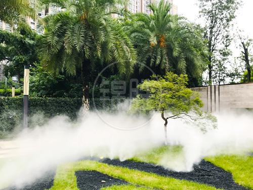 售楼处园林景区水雾高压环保人造雾景观喷雾设备