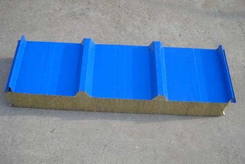 彩钢复合板屋顶板/岩棉夹芯板/不漏钉复合板