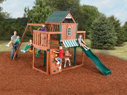 美国swing-N-slide木质儿童游乐设施