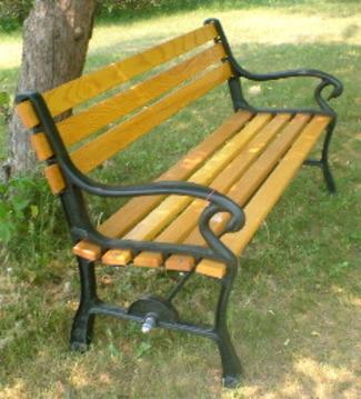 厂家直销广州公园椅 实木公园椅 休闲园林椅 广场公园椅