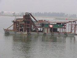 吸沙船、挖沙船、青州海洋矿砂机械公司生产销售