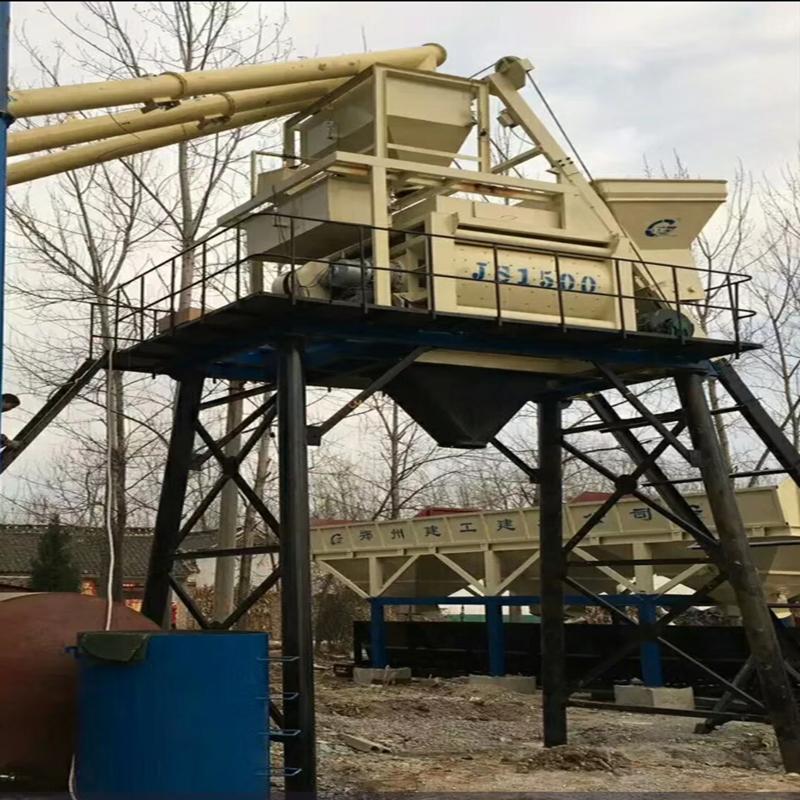 内蒙古通辽厂家低价供应HZS75型混凝土搅拌站