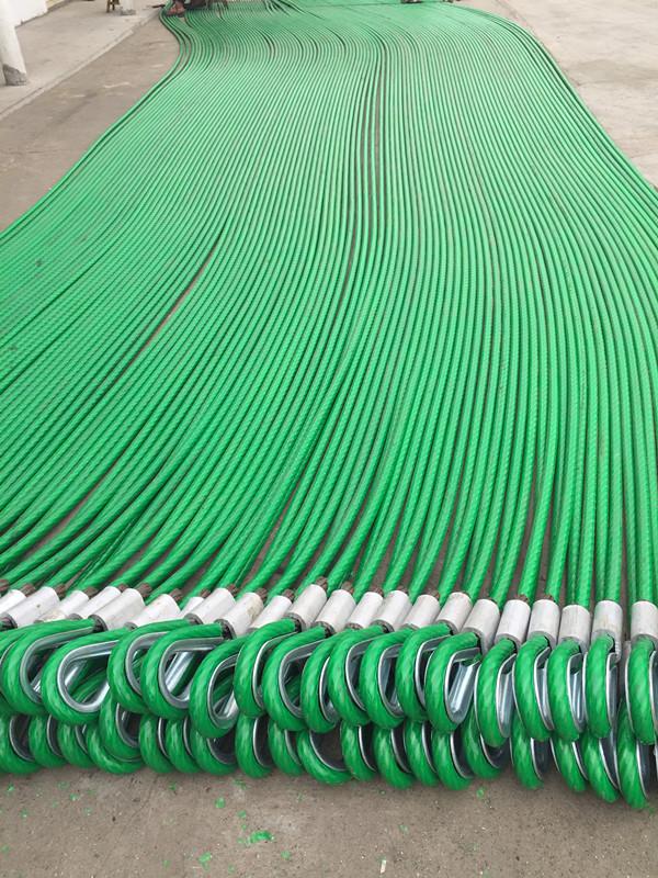 包塑镀锌钢丝绳 包胶钢丝绳 涂塑钢丝绳