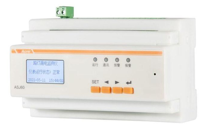 ASJ60-LD16A/C剩余电流监测仪 路灯漏电监测