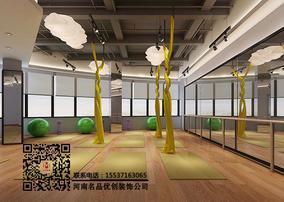 河南郑州高端瑜伽会所装修设计，河南瑜伽馆装修设计公司案例