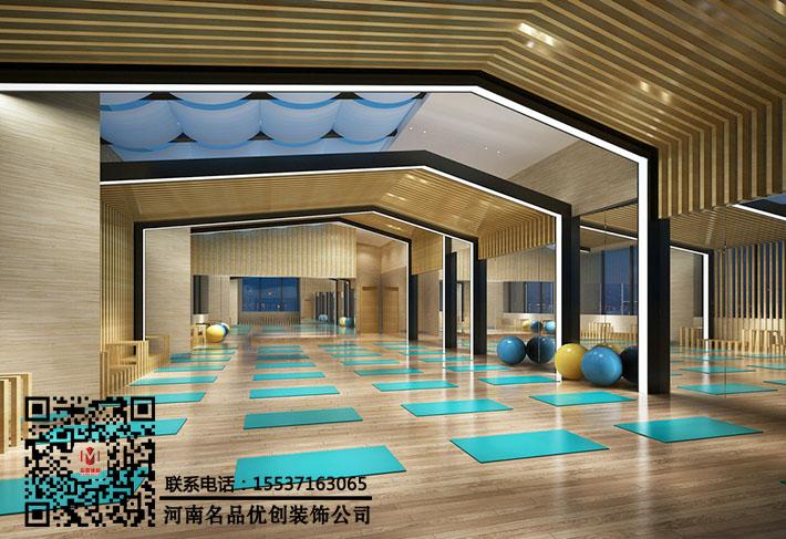 河南高端瑜伽会所装修设计案例，河南郑州高端瑜伽馆装修公司