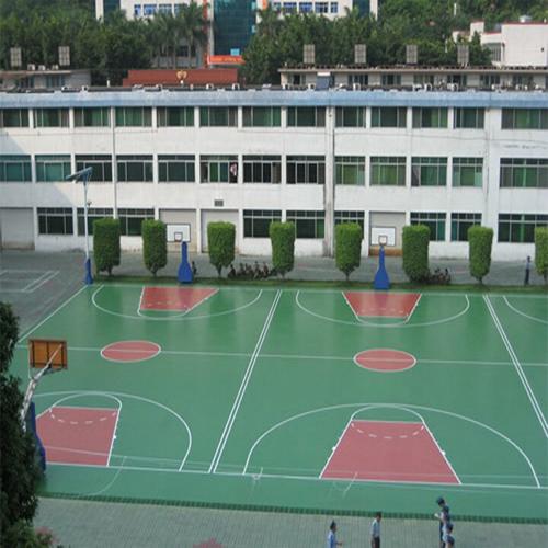 天津硅PU篮球场施工建设-硅PU面层施工方案