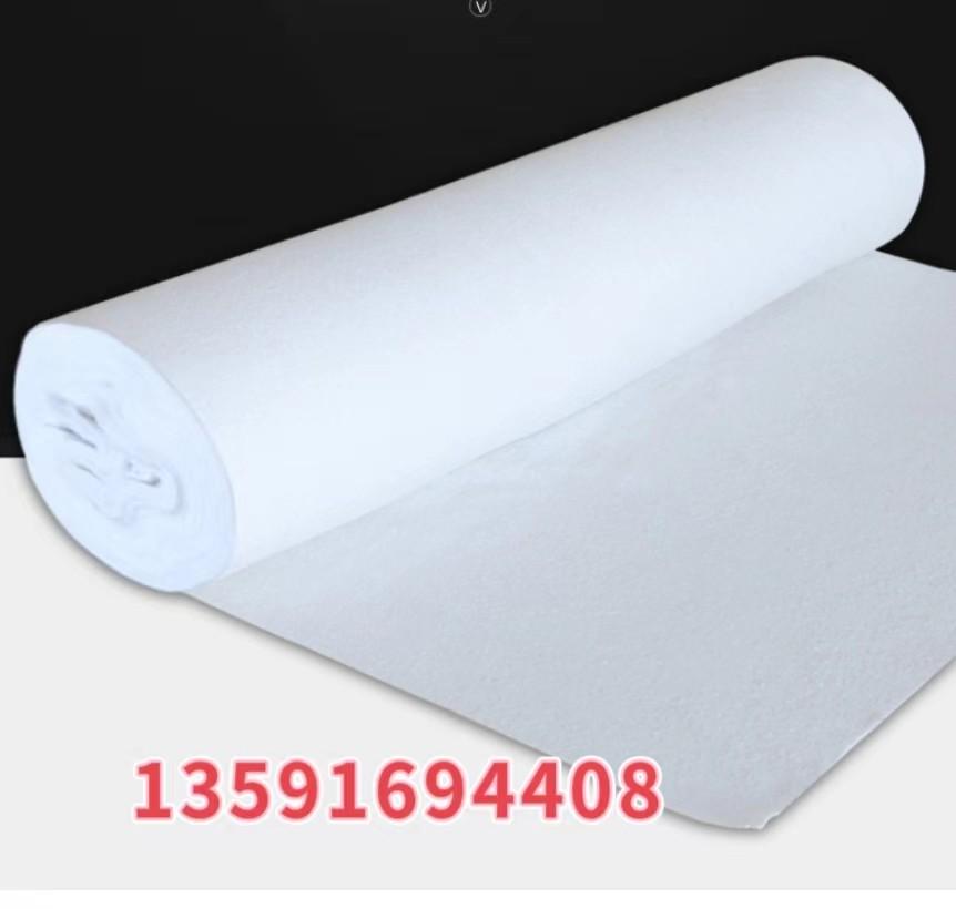 短丝土工布 聚酯涤纶白色100 200 300 400 500 150g工程无纺布