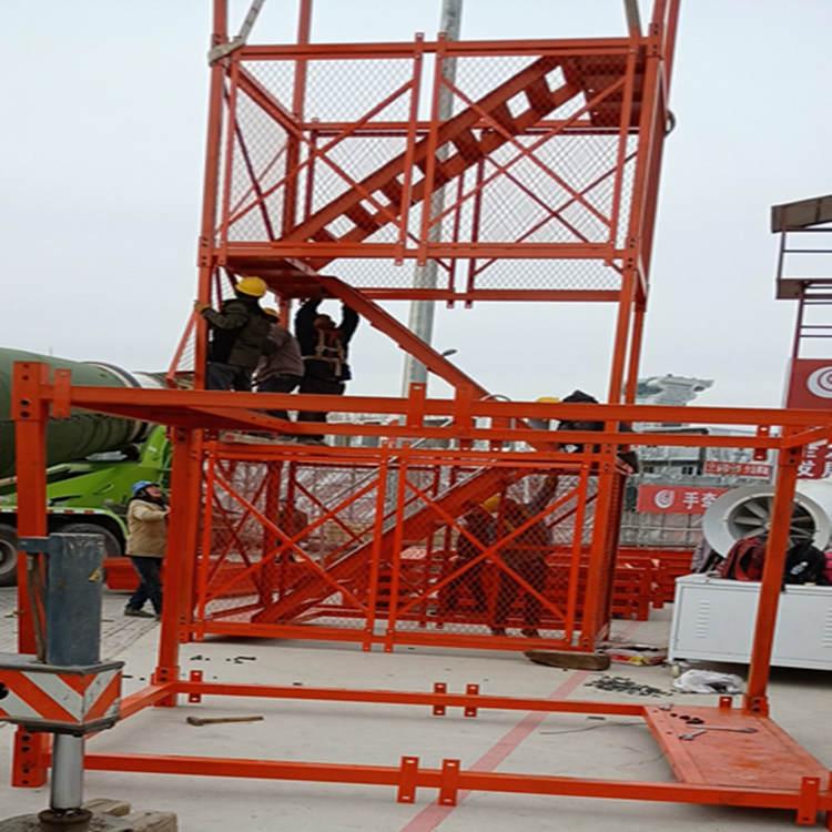 厂家定制桥梁安全爬梯 施工安全爬梯 梯笼安全爬梯