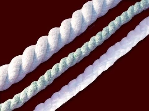 陶瓷纤维扭绳 硅酸铝扭绳 耐火隔热扭绳