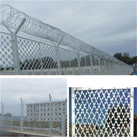 Y型立柱监狱隔离网-全封闭式监狱防护网