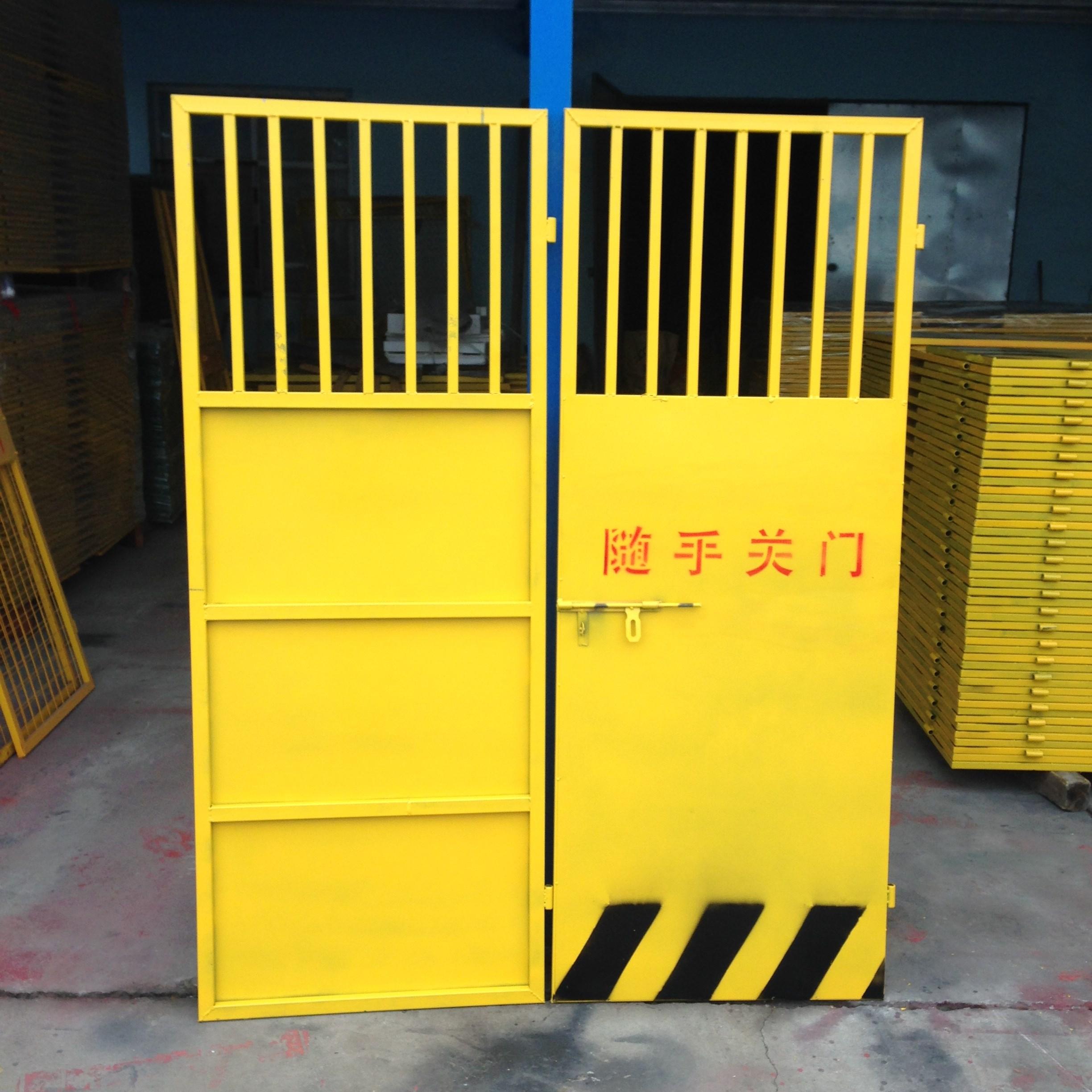 建筑工程电梯防护门、网片式电梯井口防护门