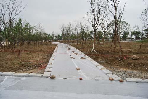 竹固zg012环保型透水混凝土路面