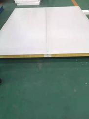 A級防火新型玻璃絲棉夾芯聚氨酯封邊凈化板