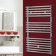 Round pipe Curve Chrome Towel Warmer