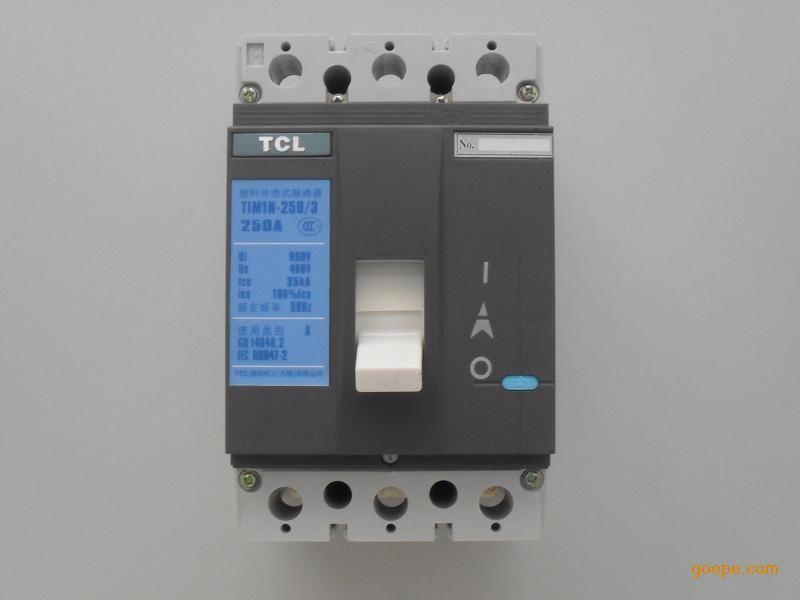 供应TIM1N-125系列塑壳断路器 TCL工业电器