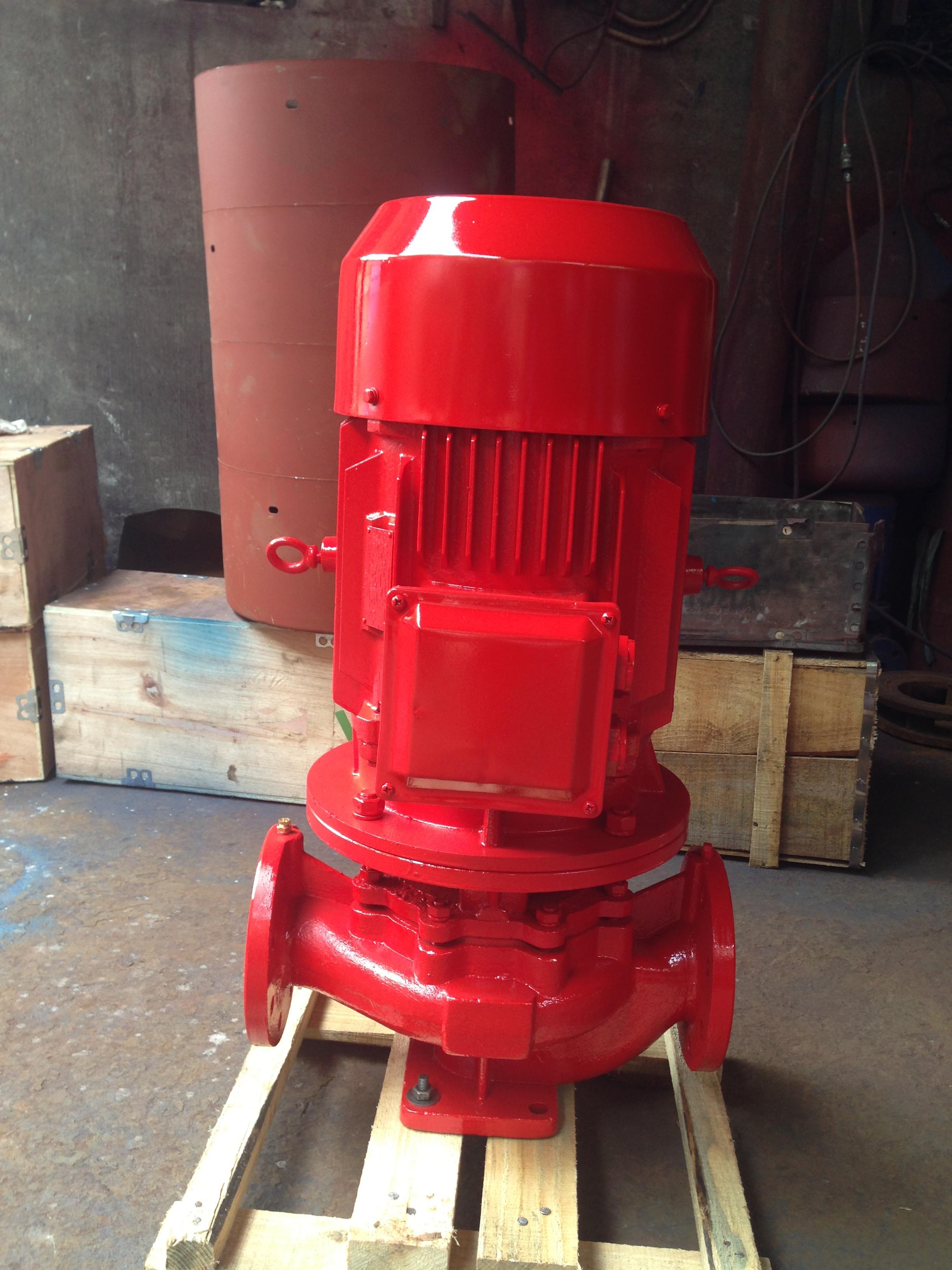 立式单级消防泵消防增压稳压给水设备管道离心喷淋泵