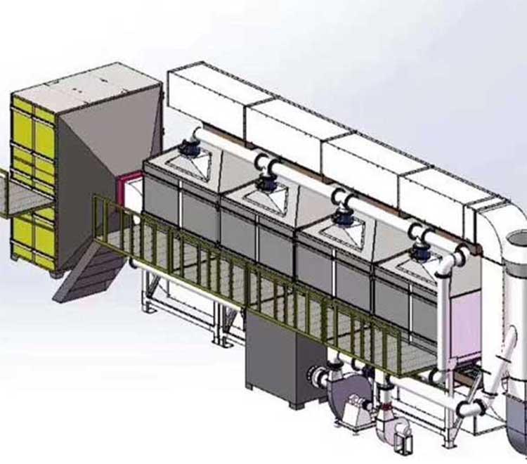 活性炭吸附脱附有机废气处理净化器Rco蓄热式催化燃烧成套设备
