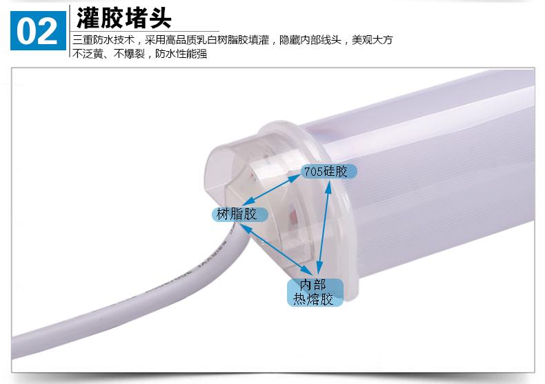 内控六段LED护栏管，数码管