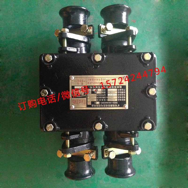 4通100A380V矿用低压接线盒BHD2-100/660-4G防爆型接线盒