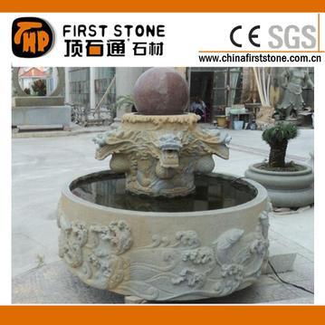 自然石海龙王流水石雕刻GAF319