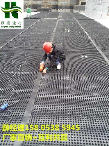 广州2.5公分10高滤水板—湛江车库蓄排水板