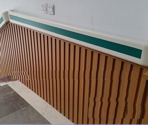 山东PVC医用防撞扶手140款走廊安装效果图片