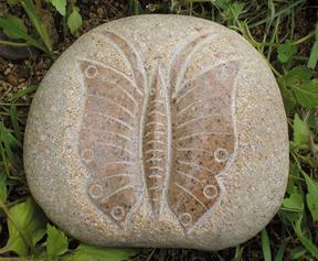 自然石蝴蝶雕刻GAB420