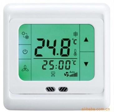 液晶温控器,中央空调温控器,中央空调触摸屏液晶温控器，数字液晶温控器